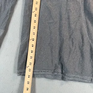 Lululemon Swiftly Tech Long Sleeve Crew Grey Heathered Size 4 Thumbholes thumbnail 5