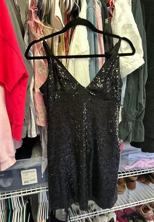 Speechless Black Sequin Dress thumbnail 1