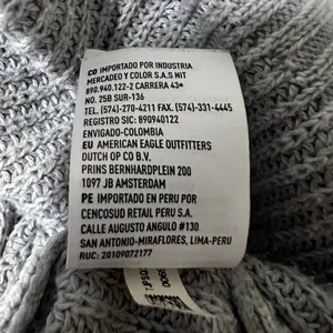American Eagle Outfitters Light Gray Knit Pullover thumbnail 9