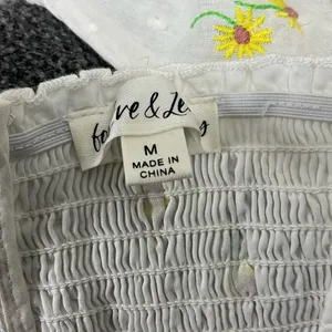 For Love & Lemons Abby Blouse in Ivory corset top Size M thumbnail 8