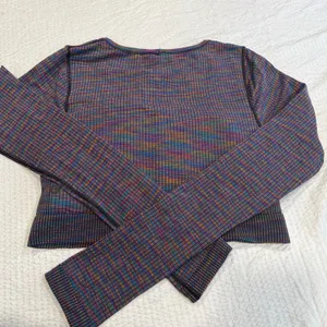 Lululemon Ebb to Street Long Sleeve Shirt Rainbow Multi / Black 8 women thumbnail 2