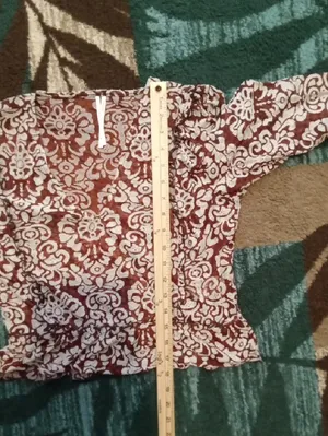 Anthropologie Jacquard Peasant Blouse Burgundy Sheer Ballon Sleeves Boho thumbnail 10