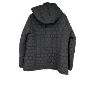 Laundry by‎ Shelli Segal Black Puffer Jacket Removable Hood Trim Women’s XL thumbnail 2
