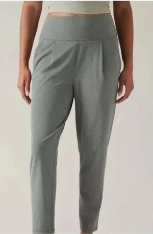 Athleta Elation Athleisure gray weekender S athletic pants thumbnail 1
