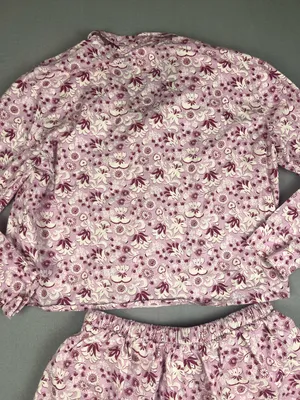 For Days Floral Pajama Set in organic cotton Size: Medium thumbnail 6