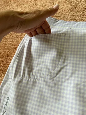 RLX Ralph Lauren Golf Gingham Skort S Purple White NWT thumbnail 2