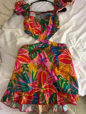 Shein Floral Dress thumbnail 1
