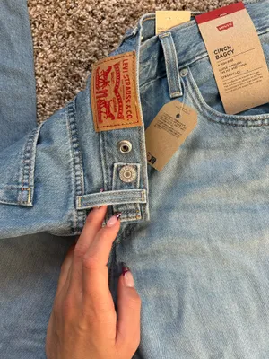 Levi's Cinch Baggy Jeans 26 Invested Indigo thumbnail 6