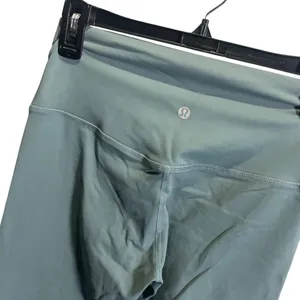 Lululemon High Rise Full Length Leggings‎ Teal Compression Pants 6 thumbnail 3