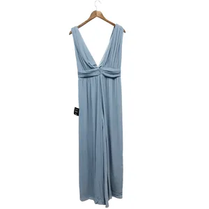 Lulus Divine Muse Slate Blue Wide-Leg Jumpsuit size Medium NWT thumbnail 3
