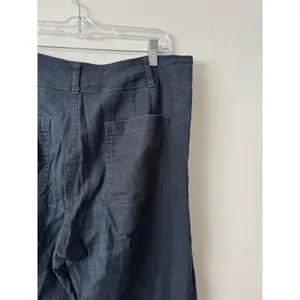 Anthropologie Maeve 31 The Colette Cropped Linen Wide-Leg Pants thumbnail 7
