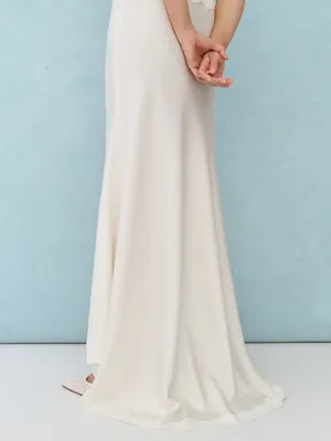 NWT Anna Dress Few Moda Little White Looks size 6 ivory lace maxi gown bride thumbnail 3