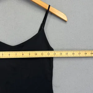 Babaton Aritzia Contour V-Neck Mini Slip Dress Black Small 97386 Sleeveless Slim thumbnail 3