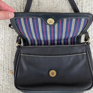 Etienne Aigner Mini Bag Shoulder Black Canvas thumbnail 5