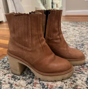 Free People Platform Leather Boots thumbnail 3