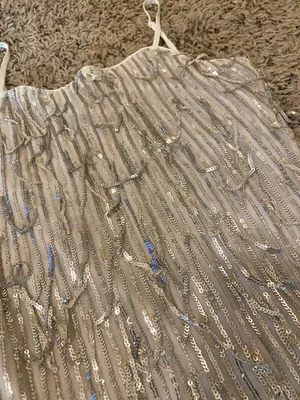 Gold Sequin Party Dress Size XS thumbnail 3