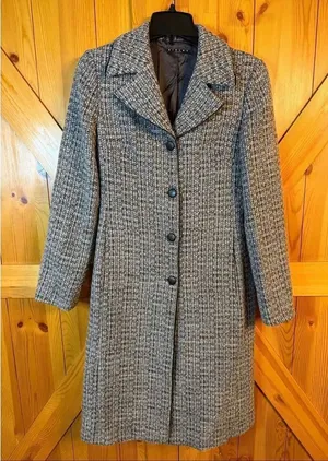 Sisley Sz 42 US 10/12 Button Up Coat Wool Alpaca Blend Overcoat (6656) thumbnail 1