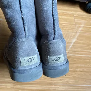 UGG Gray Tall Sheepskin Boots thumbnail 4