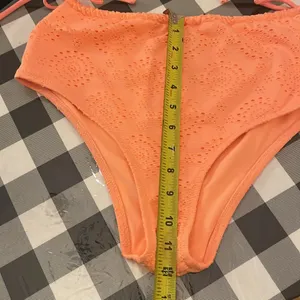 New Aerie Women’s Melon Orange High Rise String Side Tie Bikini Bottoms thumbnail 9