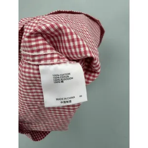 Brandy Melville Womens Lounge Shorts Red White Gingham Check One Size thumbnail 7
