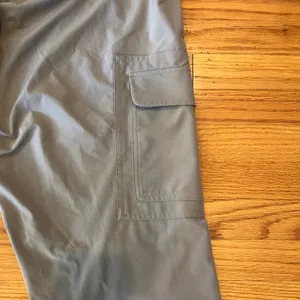 Athleta Khaki Straight Leg Cargo Pants, 16 Tall thumbnail 12