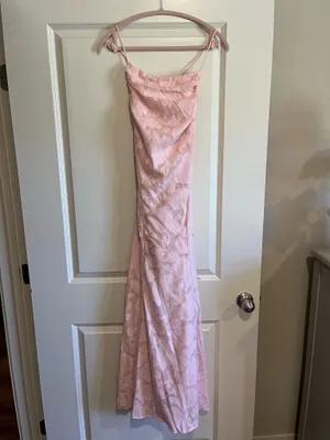 Pink bridesmaid dress Size L thumbnail 3