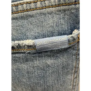 7 For All Mankind Women’s Light Wash Flare Jeans Size 30 Distressed Denim thumbnail 5