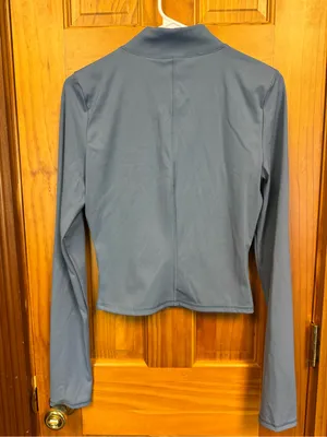 Gymshark Elevate Tracktop Faded Blue Size Medium NWOT thumbnail 6