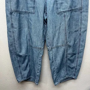 Universal Threads High Rise Easy Barrel Blue Jeans Womens 16 Ankle 100% Cotton thumbnail 3