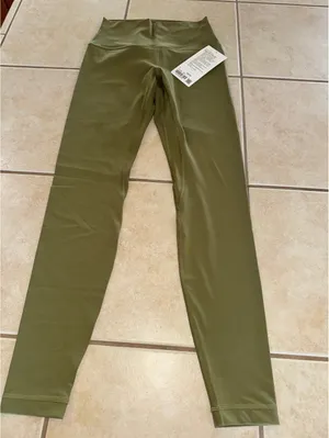 Lululemon Align High-Rise 28” Bronze Green Size 6 NWT thumbnail 3