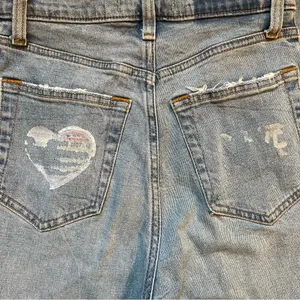 Abercrombie & Fitch the ankle straight ultra high rise jean size 25 / 0 thumbnail 4