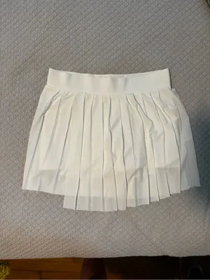 Varley White Pleated Melody Skirt NWOT thumbnail 2
