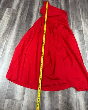 Abercrombie Red Cutout Maxi Dress thumbnail 14