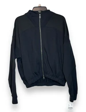 Free People FP Movement S High‎ Jump Full Zip-Up Black Track Jacket $148 thumbnail 1