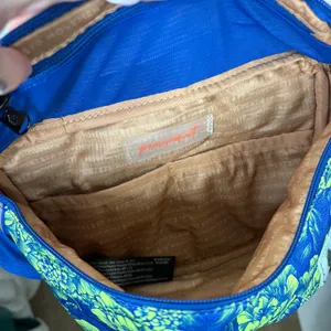 NEW Free People Movement FP Blue Woodblock Floral Happy Packer Cargo Sling Bag thumbnail 11