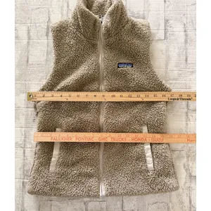 Patagonia Los Gatos High-Pile Fleece Vest Shroom Taupe Granola Girl Gorpcore S thumbnail 8