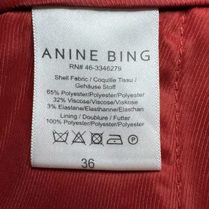 Anine Bing Becky‎ Trouser Size 36 High Waist Women’s Pants thumbnail 5