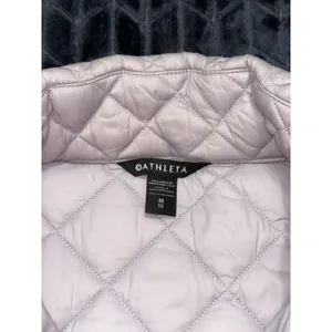 Athleta Women Light Pink Puffer Whisper Featherless Puffy Quilted Size Medium thumbnail 3