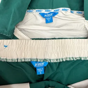 Prince Green Jacket Windbreaker Zip Hooded Cropped and shorts‎ Logo Size xs thumbnail 4