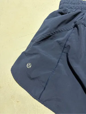 Lululemon track that Women's Navy Athletic Shorts 2 thumbnail 4