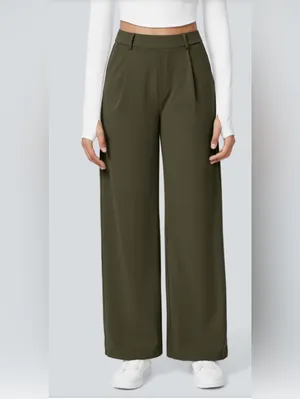 NWT HALARA Flex™ DayStretch High Waisted Pocket Straight Leg Work Pants thumbnail 4
