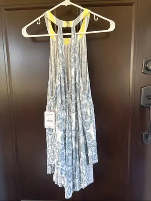 NWT Free People Mimi Halter Style Tunic Top Size Medium Retail $88.00 thumbnail 8