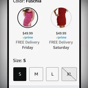 Pink Flapper Dress thumbnail 3