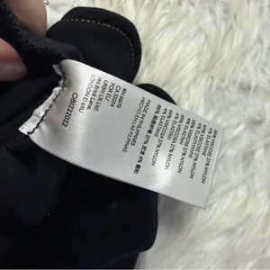 Maeve by Anthropologie Black Tie Waist Pants Size 4 Contrast Stitching thumbnail 5