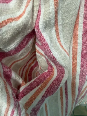 Cupio Pink & Cream Striped Tie-Front Tunic Dress thumbnail 6