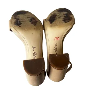 Sam Edelman Yaro Ankle Strap Sandal Oatmeal Kid Leather SZ 8.5 thumbnail 7