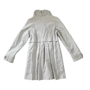 ZARA GUC  Light Bone Pleated Back Coat thumbnail 2