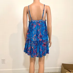Intimately Free People XS boho floral mini slip dress D3 3590 thumbnail 8
