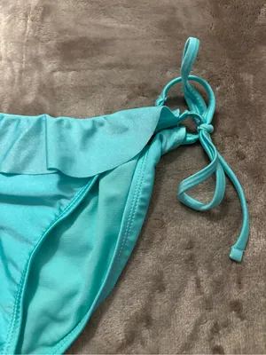 No Boundaries Bikini Bottoms Women’s Size M Turquoise Swim Bikini Bottoms thumbnail 5