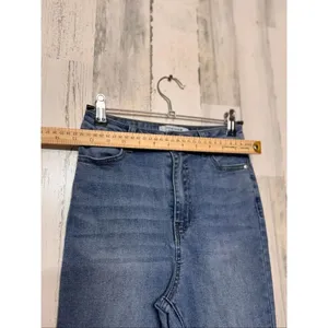 Refuge Women’s Medium Wash Flare Jeans Raw Hem – Size M thumbnail 6